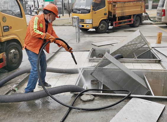 松山湖管委会隔油池清理